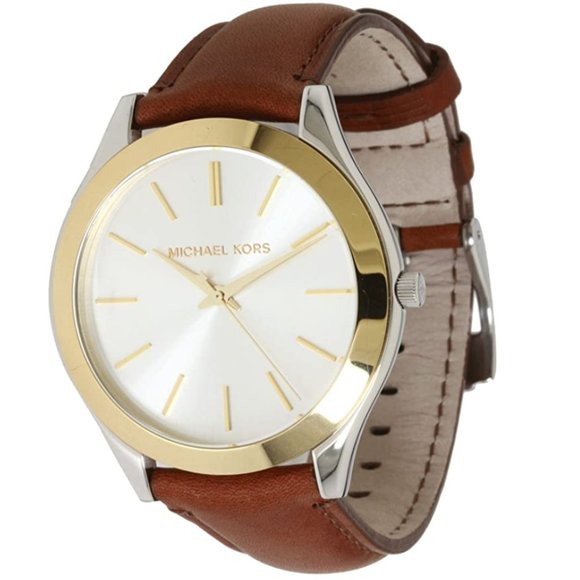 Michael Kors Accessories - 💝 HOST PICK! 💝Slim Runway Silver Dial Ladies Watch MK2259 - Perfect Condition!